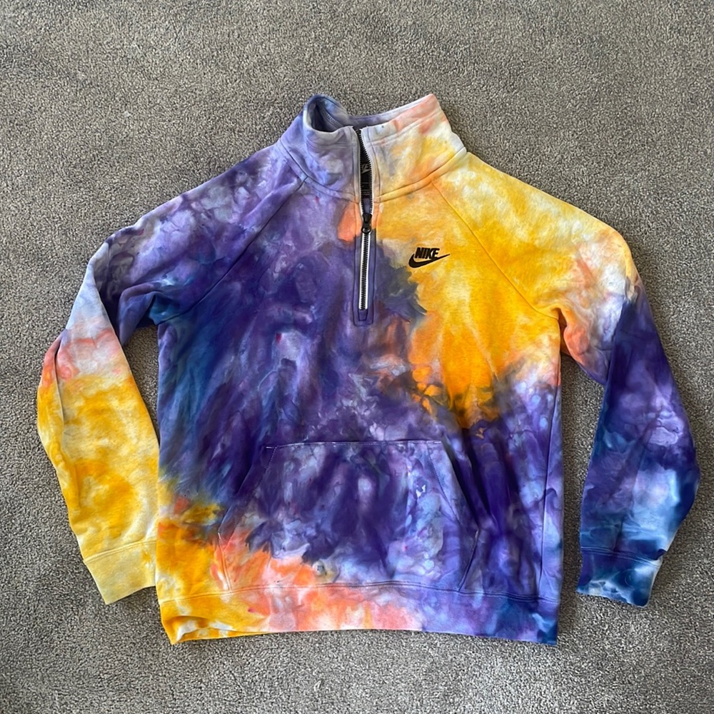 Custom dye Nike 1/4 zip
